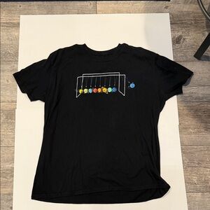 Threadless Black T-Shirt with Graphic Design